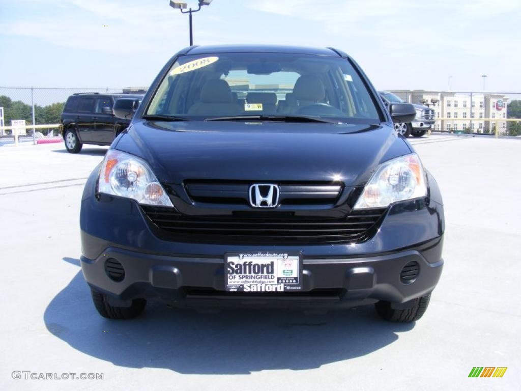 2008 CR-V LX - Nighthawk Black Pearl / Ivory photo #2