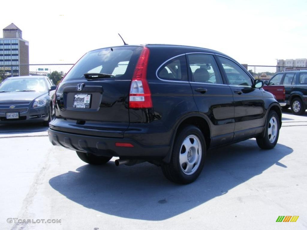 2008 CR-V LX - Nighthawk Black Pearl / Ivory photo #5