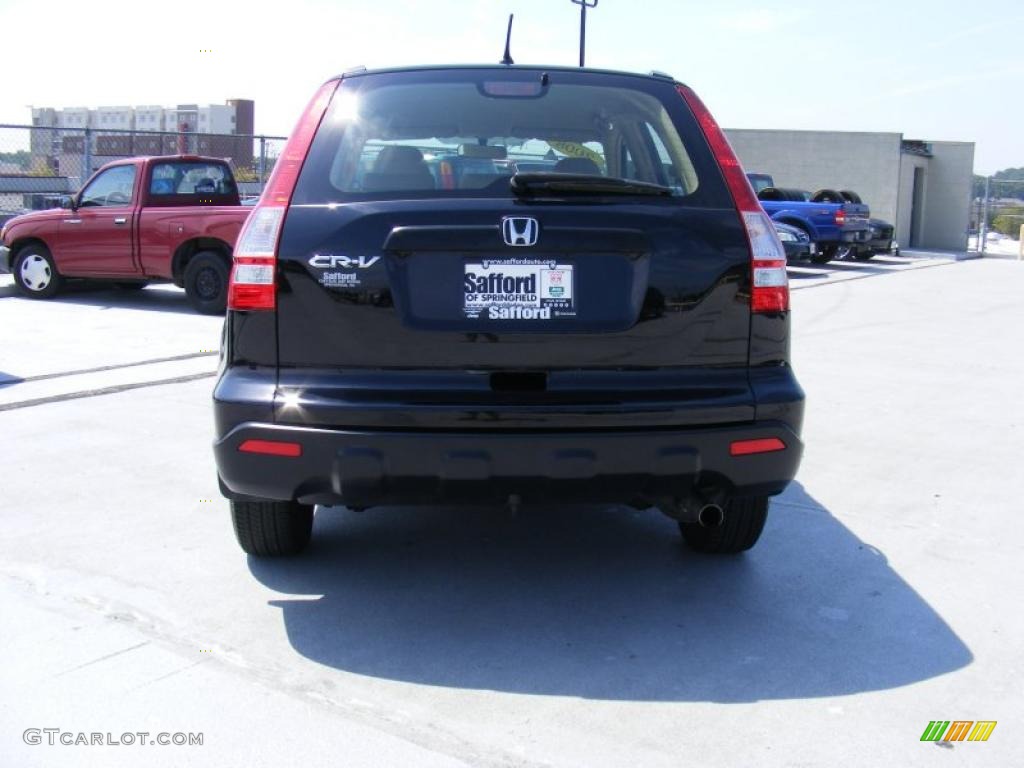 2008 CR-V LX - Nighthawk Black Pearl / Ivory photo #6