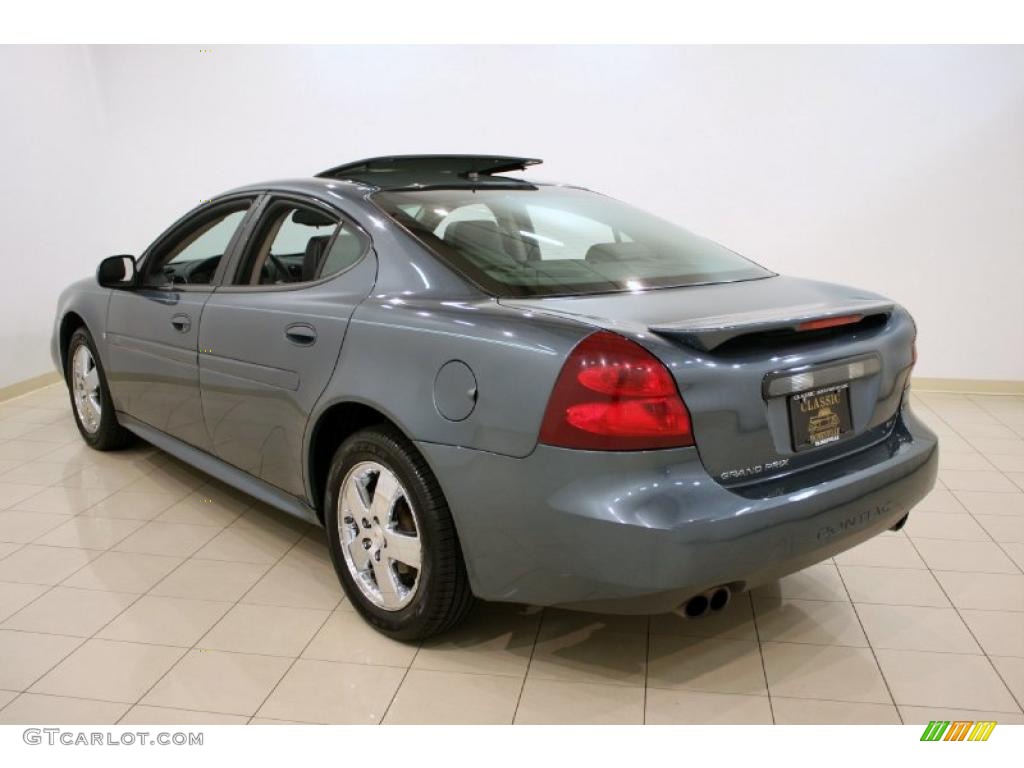 2007 Grand Prix GT Sedan - Stealth Gray Metallic / Ebony photo #5