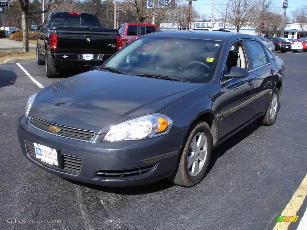 2008 Impala LT - Slate Metallic / Ebony Black photo #1