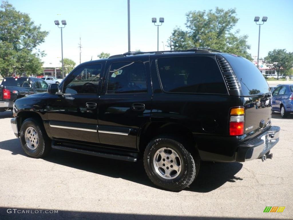 2005 Tahoe LS 4x4 - Black / Gray/Dark Charcoal photo #4