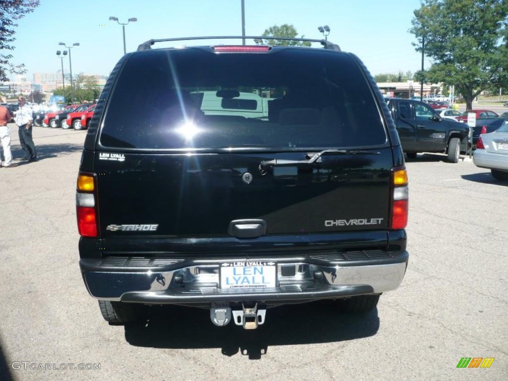 2005 Tahoe LS 4x4 - Black / Gray/Dark Charcoal photo #5