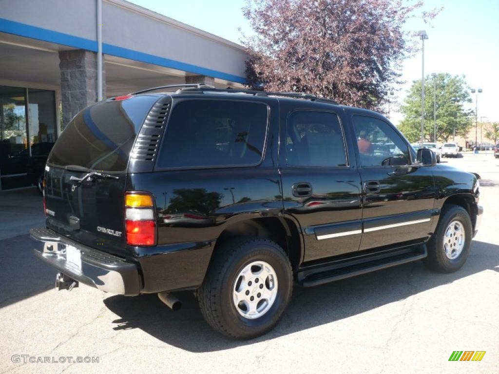 2005 Tahoe LS 4x4 - Black / Gray/Dark Charcoal photo #6