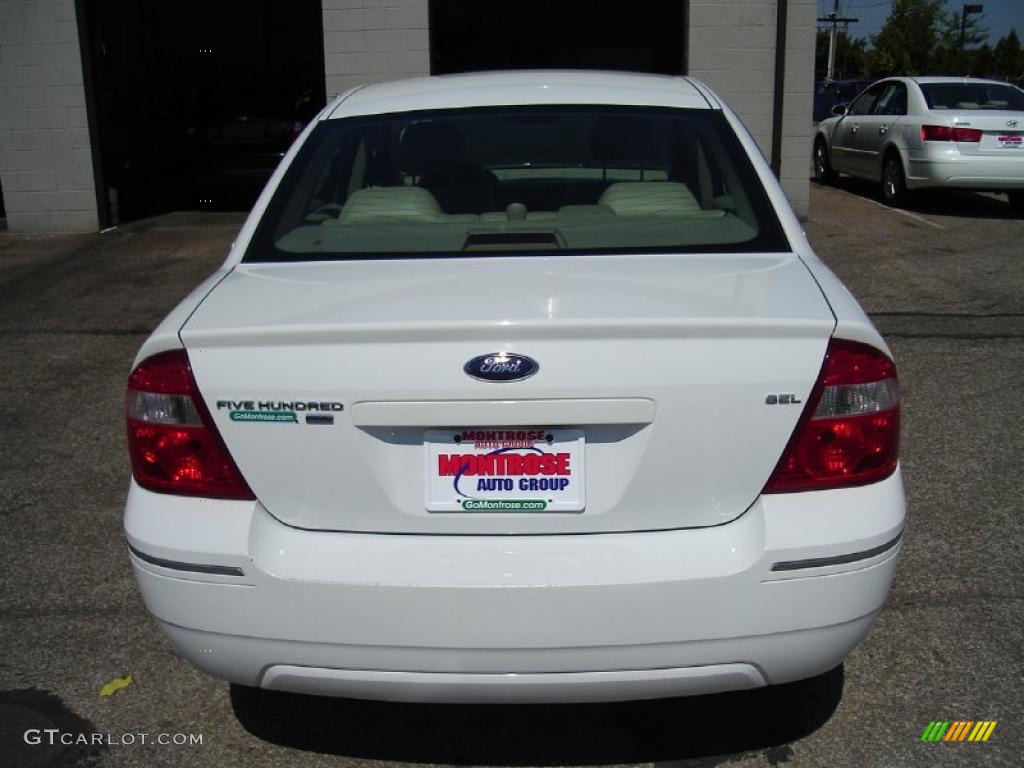 2006 Five Hundred SEL AWD - Oxford White / Pebble Beige photo #4