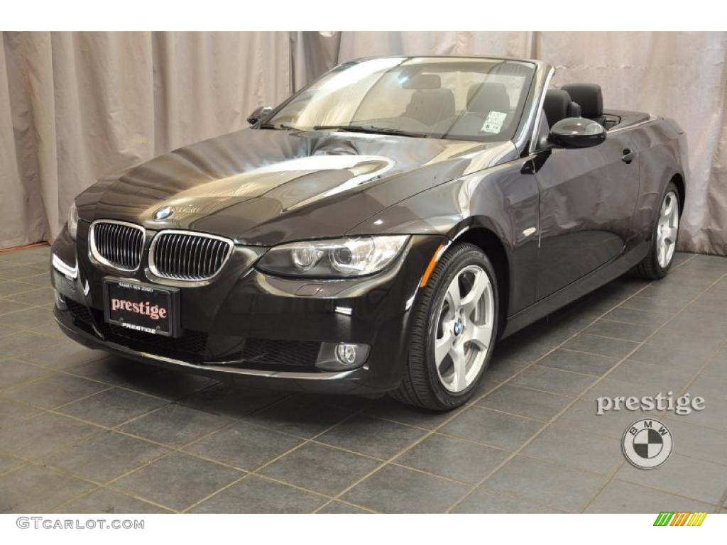 2008 3 Series 328i Convertible - Jet Black / Black photo #1