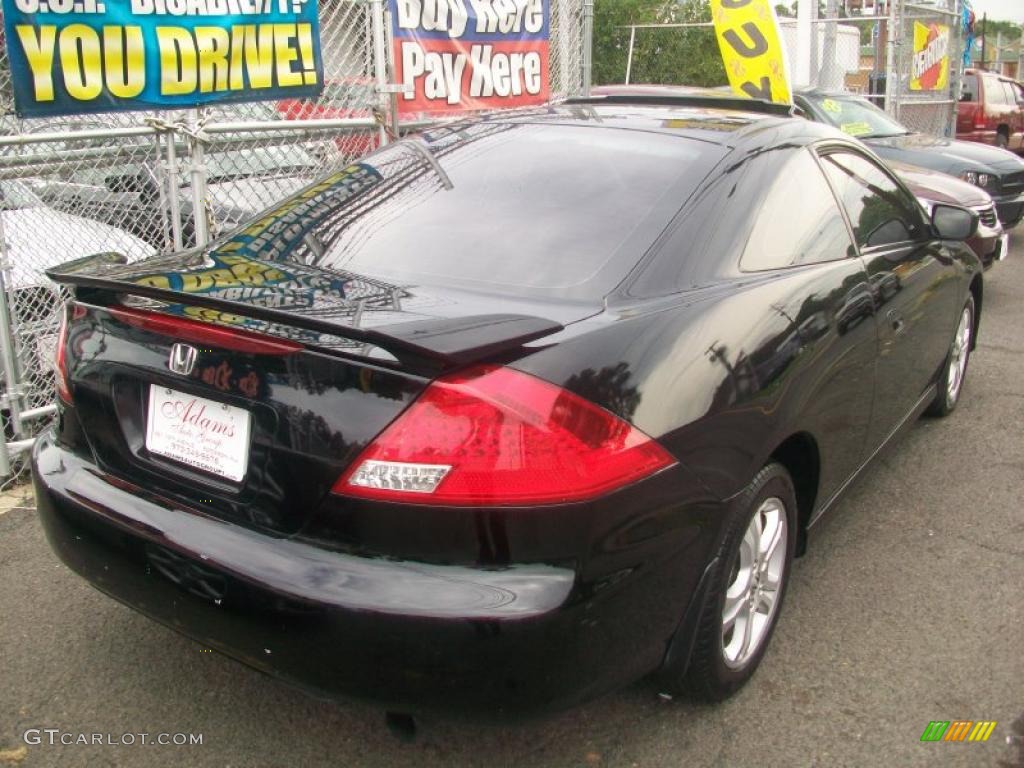 2006 Accord EX Coupe - Nighthawk Black Pearl / Gray photo #4