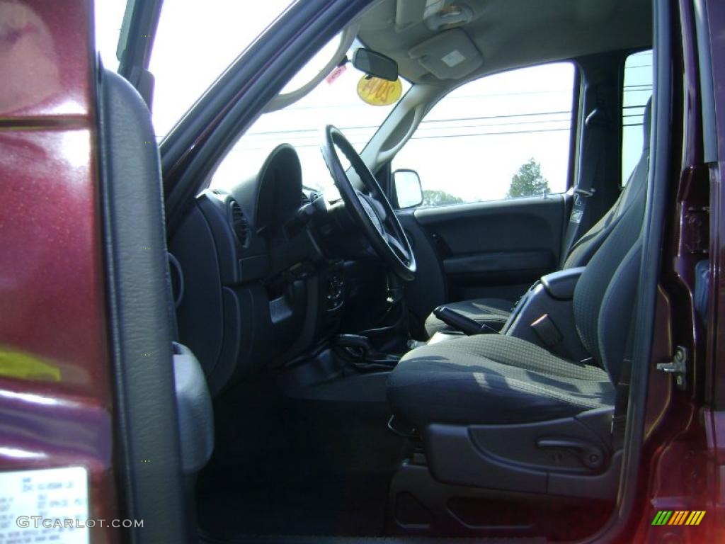 2004 Liberty Sport 4x4 - Deep Molten Red Pearl / Dark Slate Gray photo #10