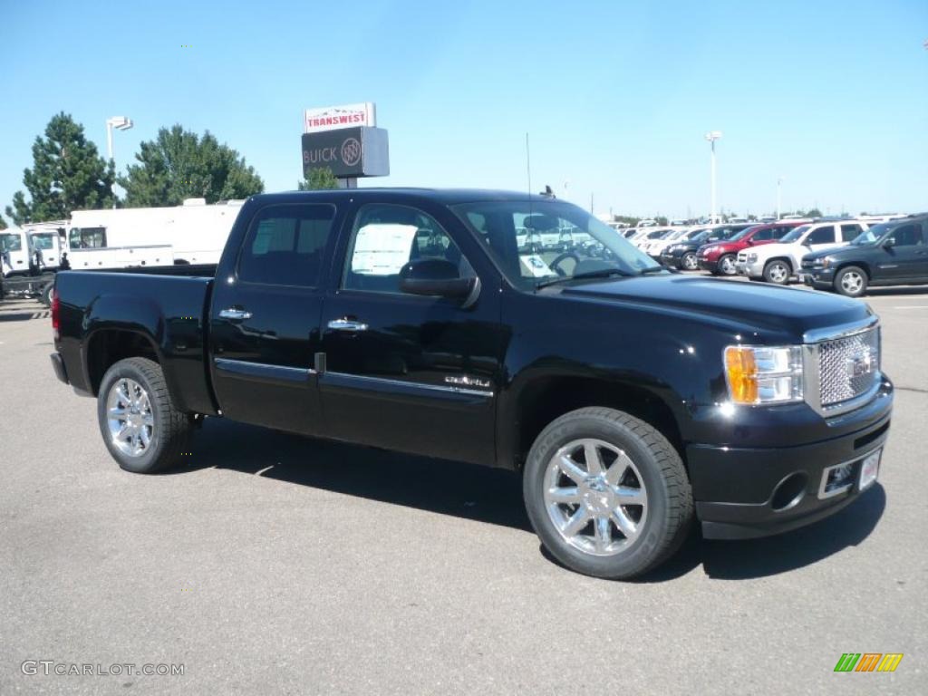 2010 Sierra 1500 Denali Crew Cab AWD - Onyx Black / Ebony photo #1