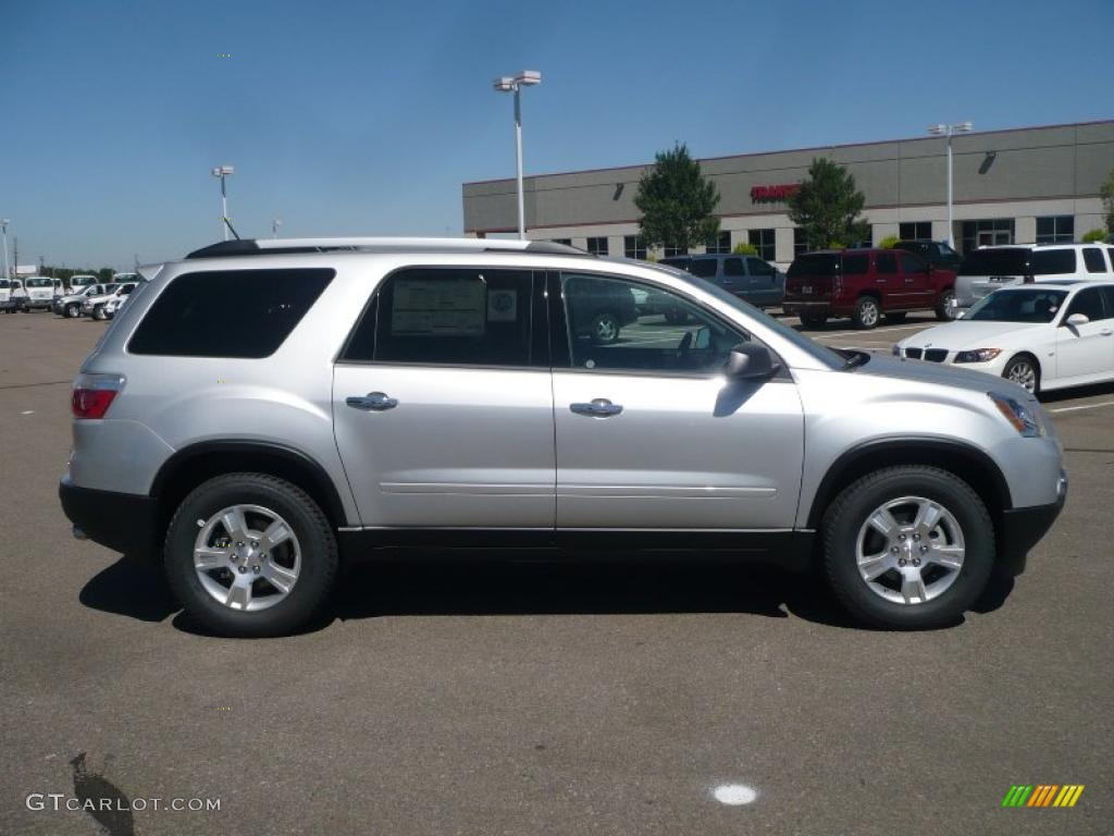 2011 Acadia SLE AWD - Quicksilver Metallic / Ebony photo #3