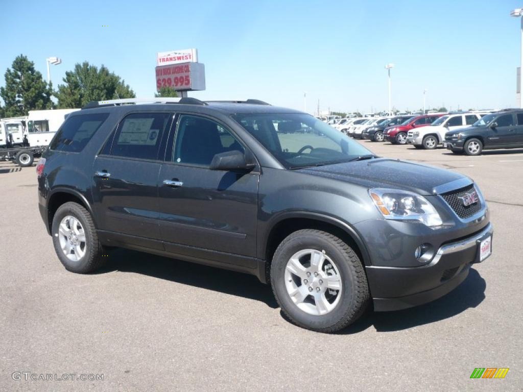 2011 Acadia SLE AWD - Cyber Gray Metallic / Ebony photo #1