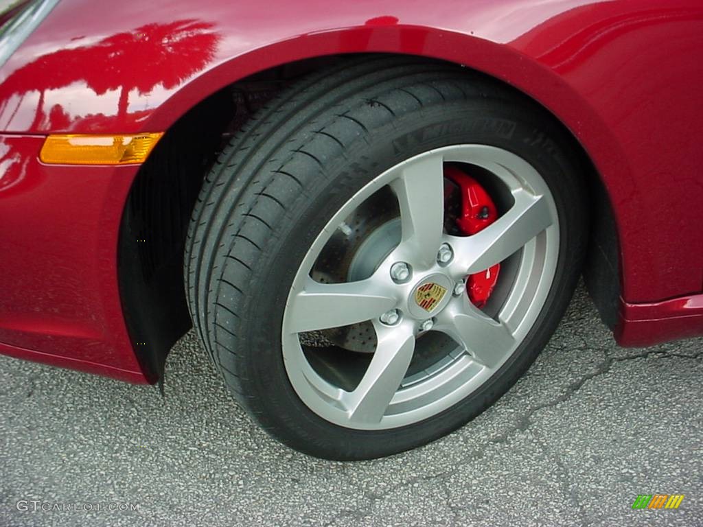 2008 Cayman S - Ruby Red Metallic / Sand Beige photo #17