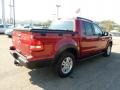 2007 Red Fire Ford Explorer Sport Trac XLT 4x4  photo #4