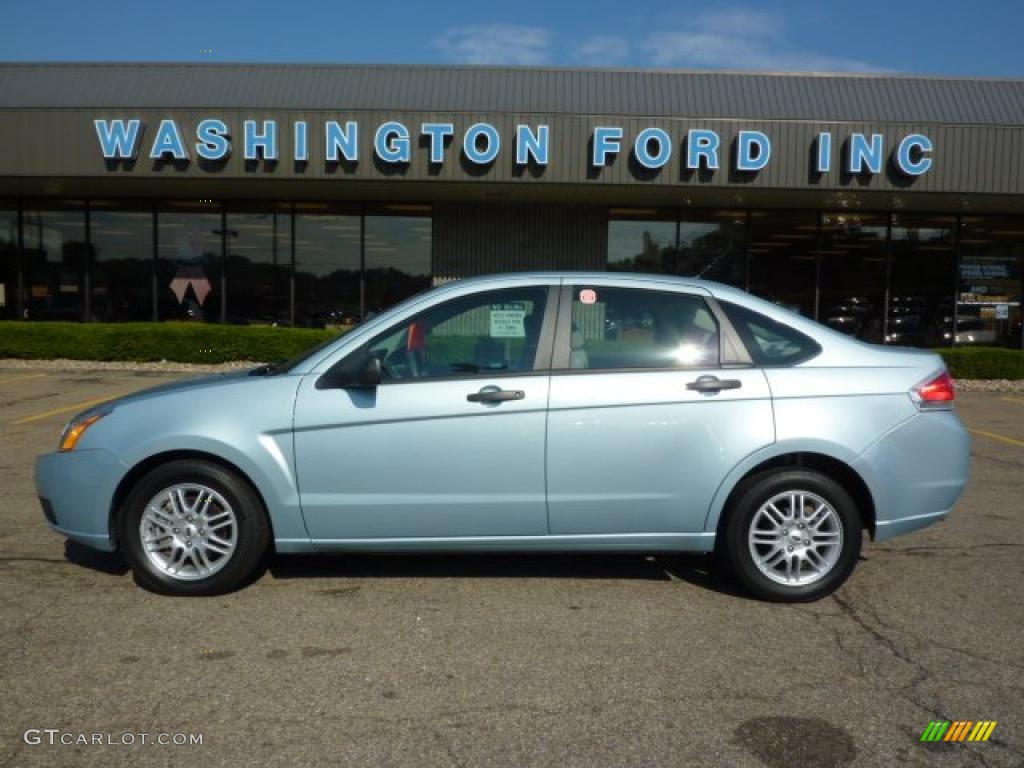 Light Ice Blue Metallic Ford Focus