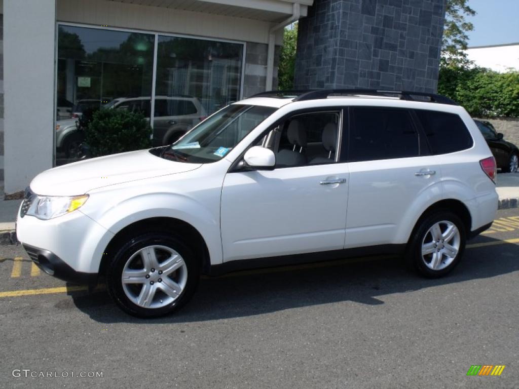 2010 Forester 2.5 X Limited - Satin White Pearl / Platinum photo #3