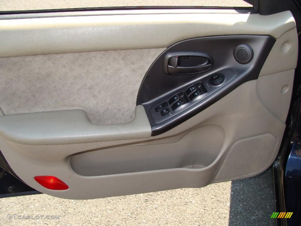 2006 Elantra GLS Sedan - Moonlit Dark Blue / Beige photo #8