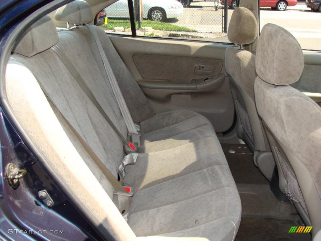 2006 Elantra GLS Sedan - Moonlit Dark Blue / Beige photo #11