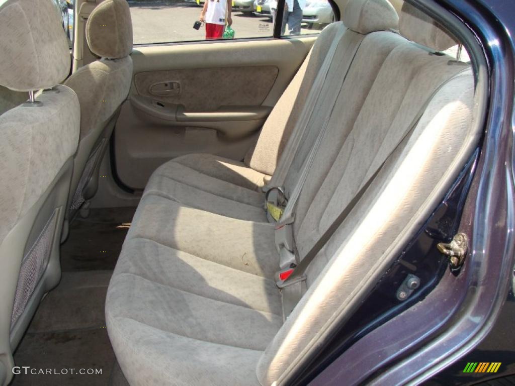 2006 Elantra GLS Sedan - Moonlit Dark Blue / Beige photo #12