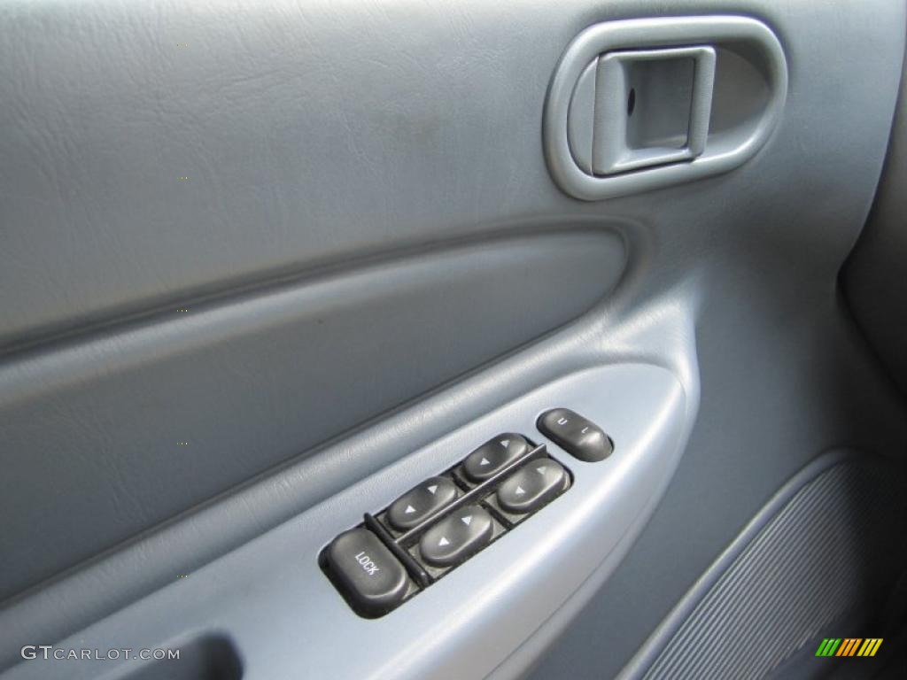 1999 Escort SE Sedan - Atlantic Blue Metallic / Medium Graphite photo #9