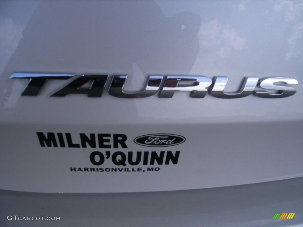 2010 Taurus SEL - White Platinum Metallic Tri-Coat / Charcoal Black photo #13