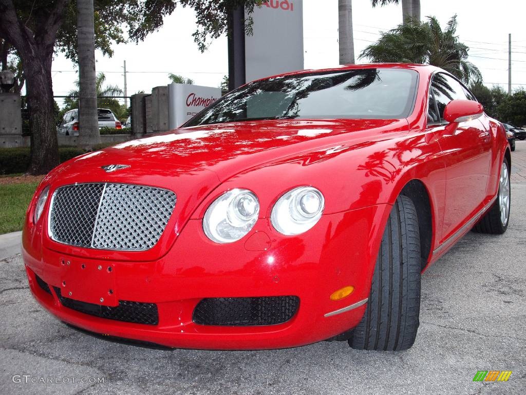 2007 Continental GT  - St. James Red / Beluga photo #1