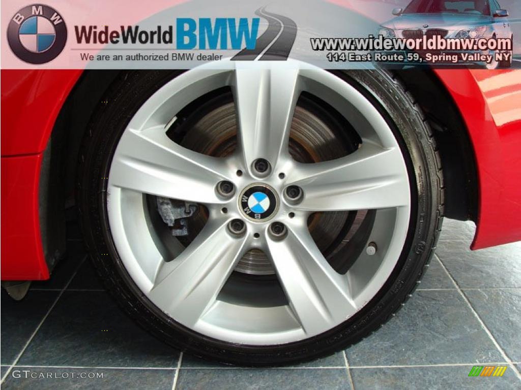 2007 3 Series 335i Coupe - Crimson Red / Cream Beige photo #6