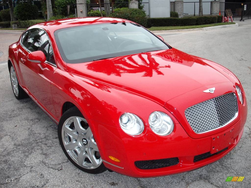 2007 Continental GT  - St. James Red / Beluga photo #3