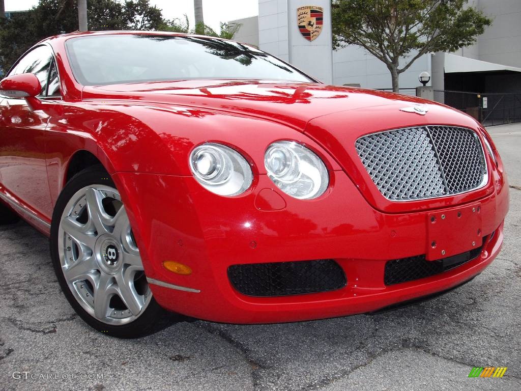 2007 Continental GT  - St. James Red / Beluga photo #4