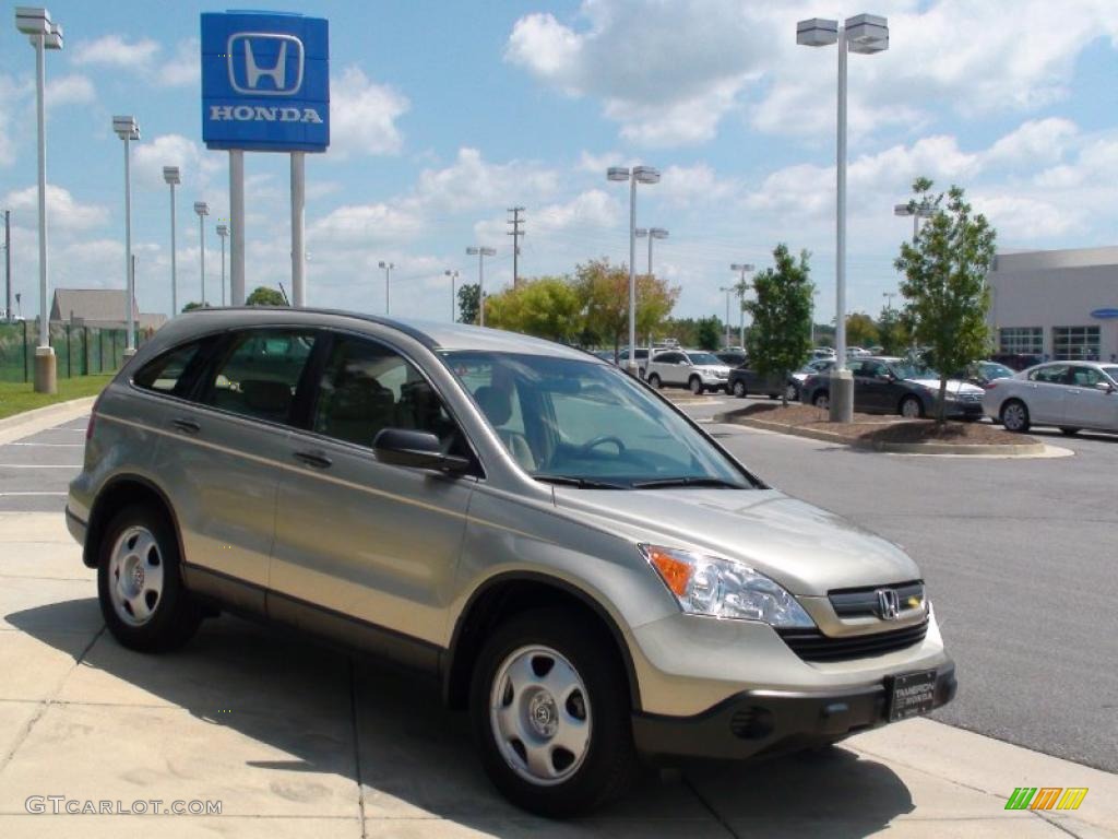 2008 CR-V LX - Borrego Beige Metallic / Ivory photo #3