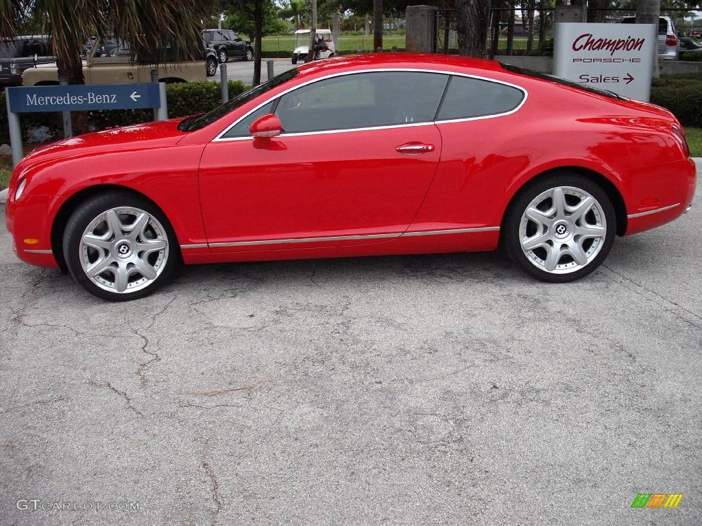 2007 Continental GT  - St. James Red / Beluga photo #8