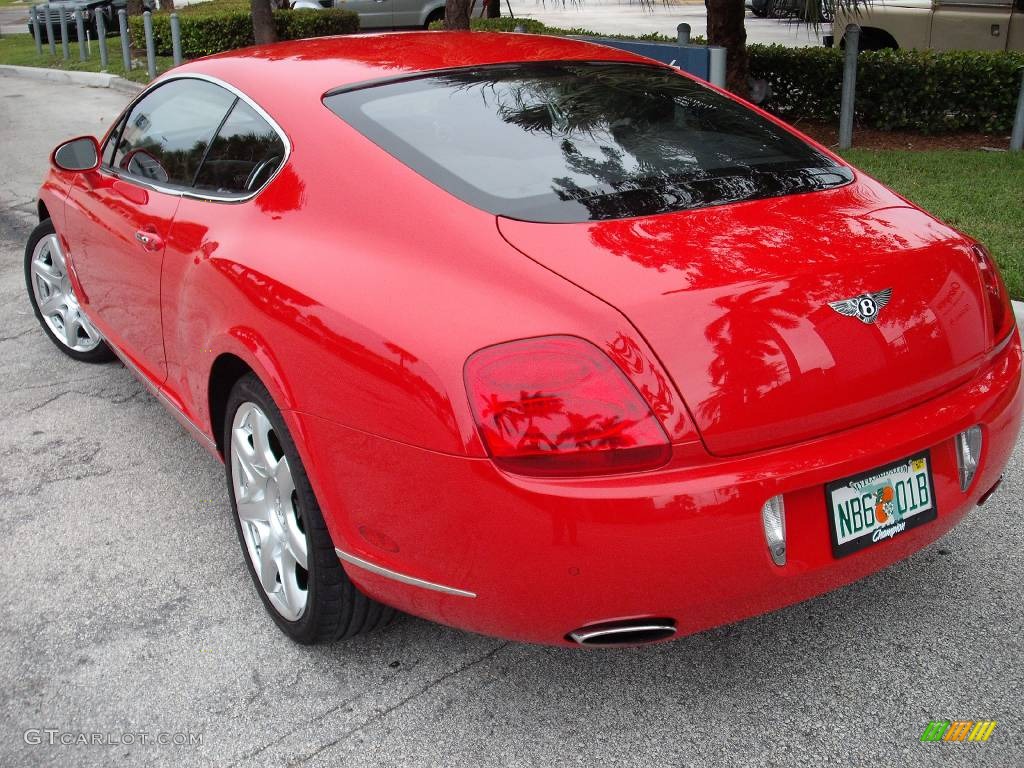 2007 Continental GT  - St. James Red / Beluga photo #9