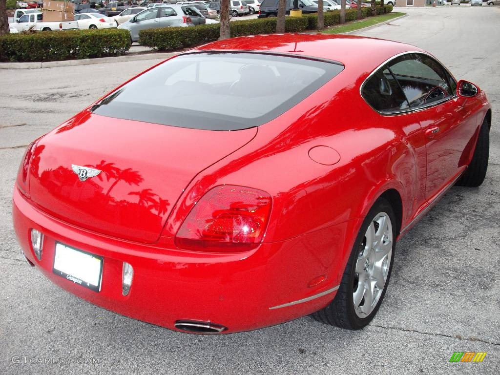 2007 Continental GT  - St. James Red / Beluga photo #12