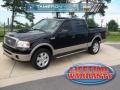 2007 Black Ford F150 Lariat SuperCrew 4x4  photo #1