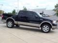 2007 Black Ford F150 Lariat SuperCrew 4x4  photo #4