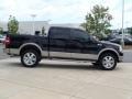 2007 Black Ford F150 Lariat SuperCrew 4x4  photo #5