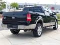 2007 Black Ford F150 Lariat SuperCrew 4x4  photo #7