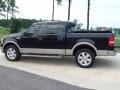 2007 Black Ford F150 Lariat SuperCrew 4x4  photo #10