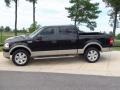 2007 Black Ford F150 Lariat SuperCrew 4x4  photo #12
