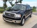 2007 Black Ford F150 Lariat SuperCrew 4x4  photo #15