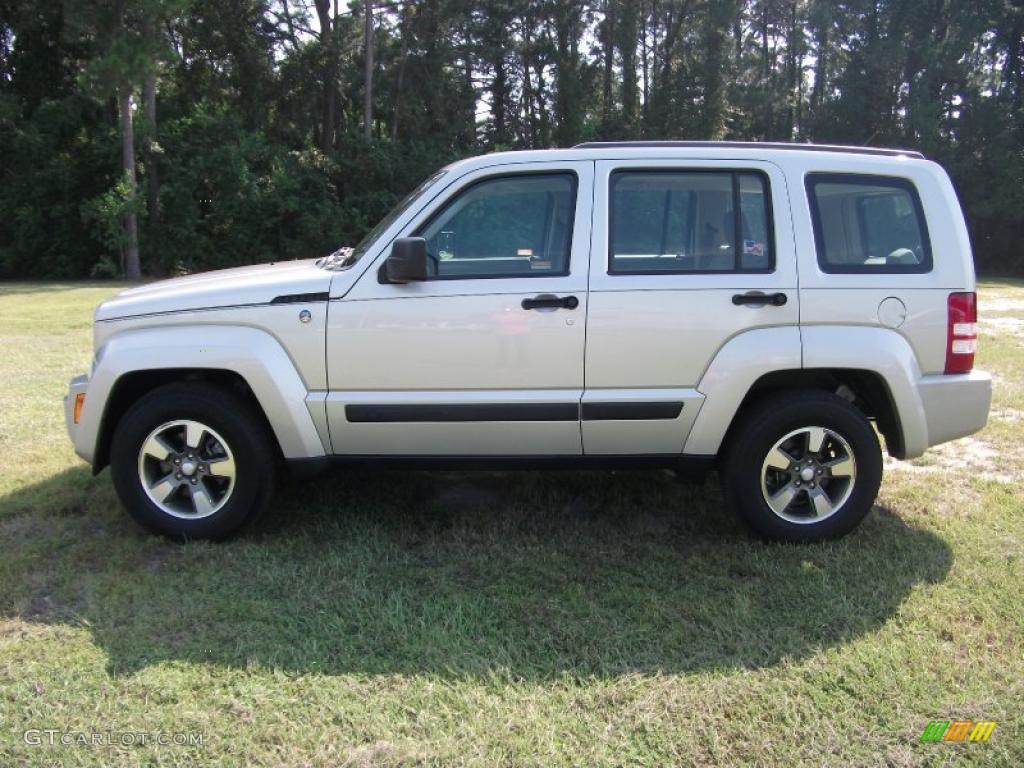 2008 Liberty Sport 4x4 - Light Graystone Pearl / Pastel Pebble Beige photo #1