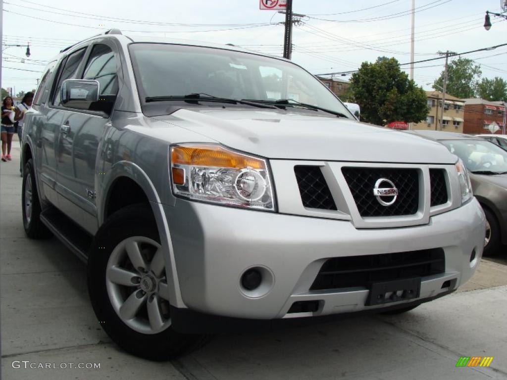 2008 Armada SE 4x4 - Silver Lightning / Charcoal photo #1