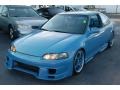 1993 Captiva Blue Pearl Honda Civic EX Hatchback  photo #1