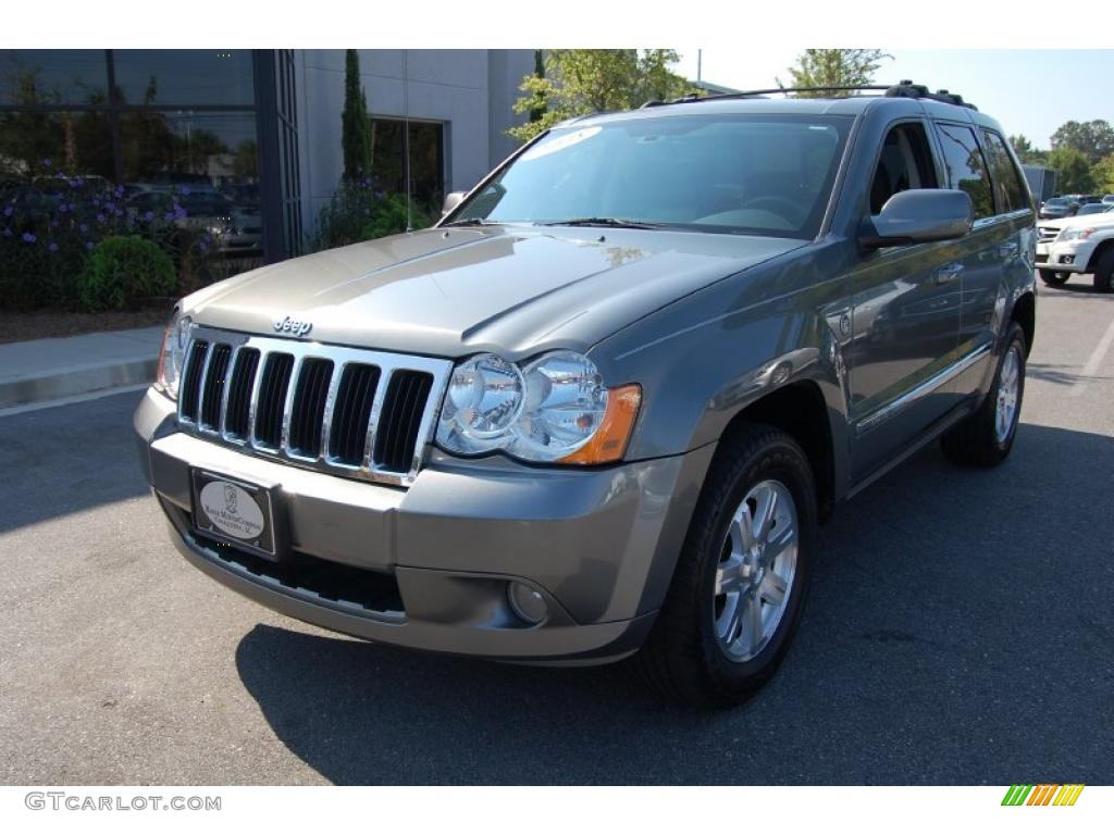 2008 Grand Cherokee Limited 4x4 - Mineral Gray Metallic / Dark Slate Gray/Light Graystone photo #14