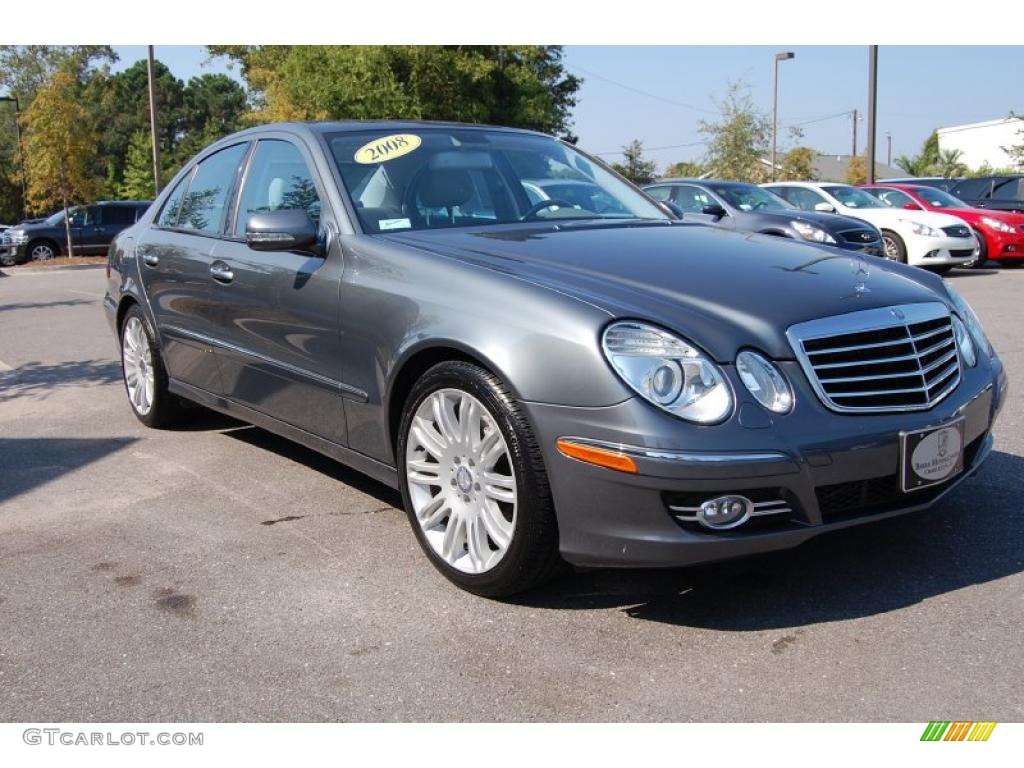 2008 E 350 Sedan - Flint Grey Metallic / Ash photo #1