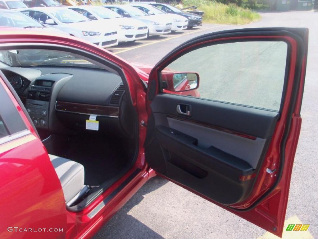 2011 Galant ES - Rave Red / Medium Gray photo #20