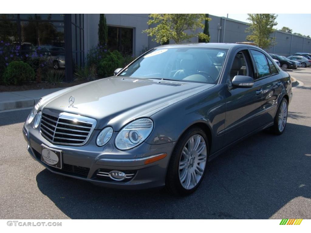 2008 E 350 Sedan - Flint Grey Metallic / Ash photo #13