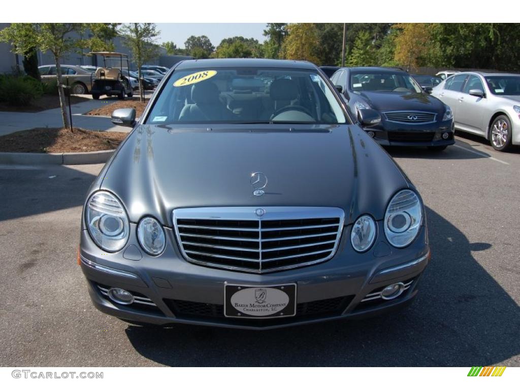 2008 E 350 Sedan - Flint Grey Metallic / Ash photo #14