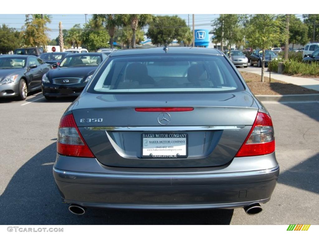 2008 E 350 Sedan - Flint Grey Metallic / Ash photo #17