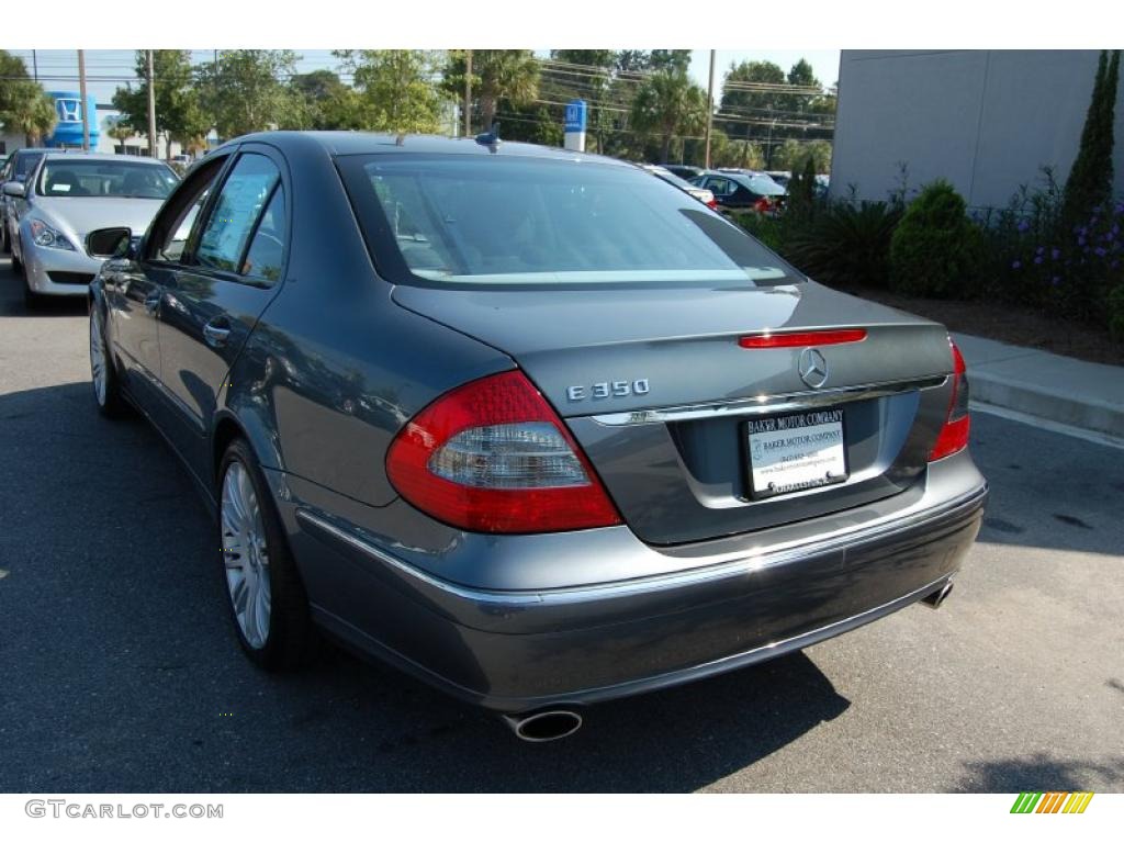 2008 E 350 Sedan - Flint Grey Metallic / Ash photo #18