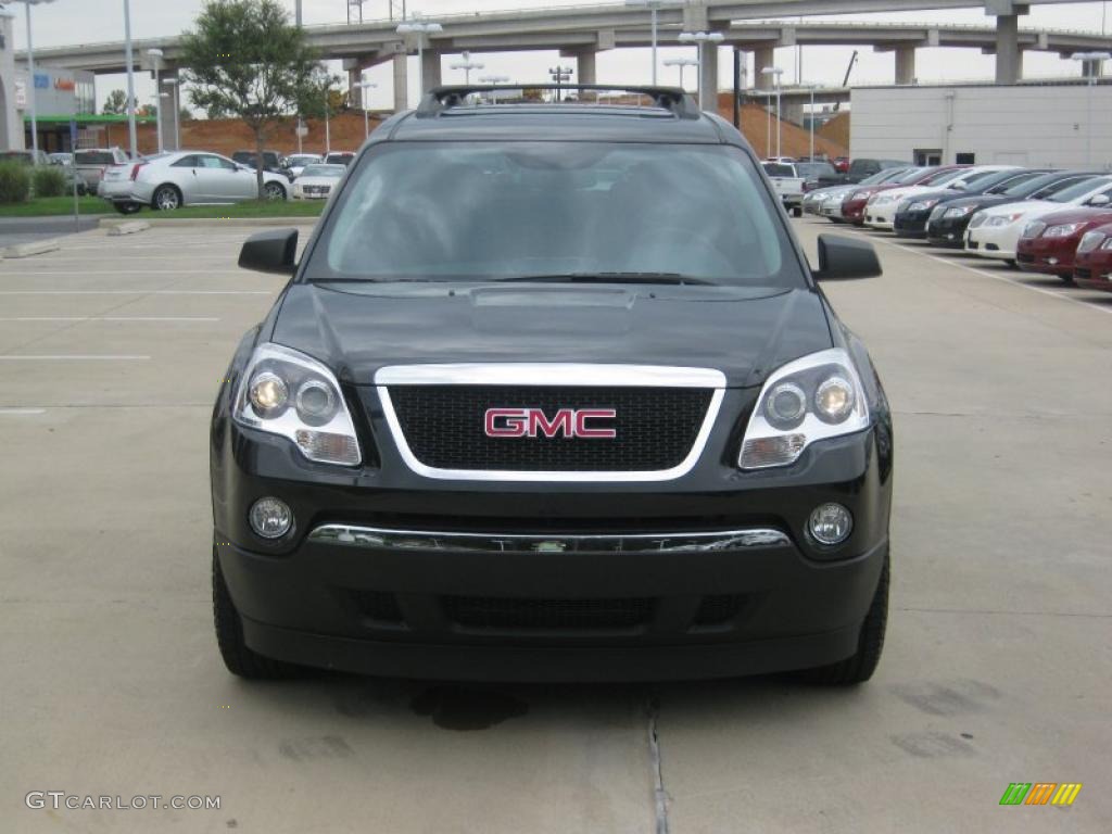 2011 Acadia SLE - Carbon Black Metallic / Ebony photo #8